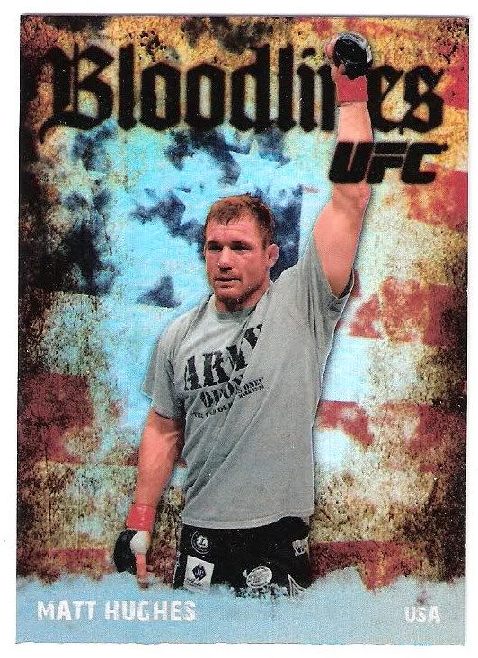 2009 Topps UFC Bloodlines Matt Huges Card