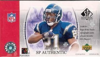 2003 Upper Deck SP Authentic Football Hobby Box