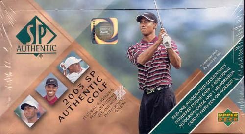 2003 Upper Deck SP Authentic Golf Hobby Box