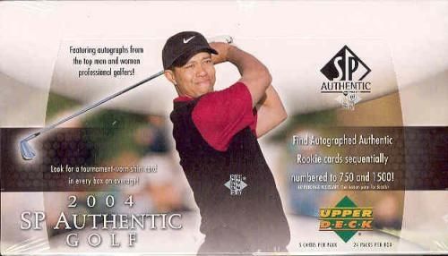 2004 Upper Deck SP Authentic Golf Hobby Box