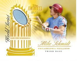 2012 Topps Tribute World Series Swatches Mike Schmidt