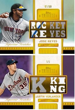 2012 Topps Tribute Superstar Swatches