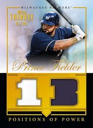 2012 Topps Tribute Prince Fielder Position of Power Jersey