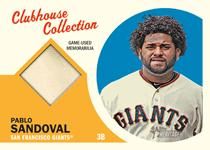 2012 Topps Heritage Pablo Sandoval Clubhouse Collection Relic