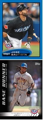 2012 Topps Opening Day Jose Bautista Blue Border