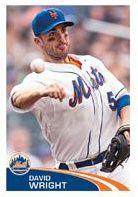 2012 Topps MLB Stickers David Wright Mets