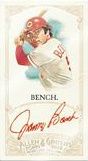 2012 Topps Allen & Ginter Johnny Bench Red Autograph