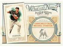 2012 Topps Allen & Ginter Mike Stanton Whats in a Name