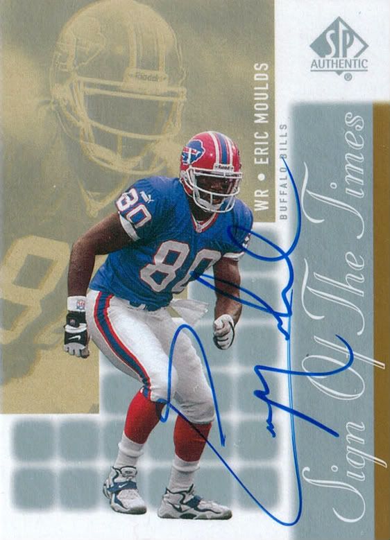 2000 Upper Deck SP Authentic Sign Of The Times Eric Moulds Autograph Card