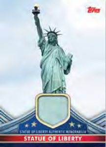 2011 Topps American Pie Pieces Statue of Liberty Relic Card
