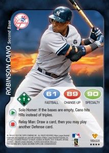 2011 Topps Attax Baseball Robinson Cano Card