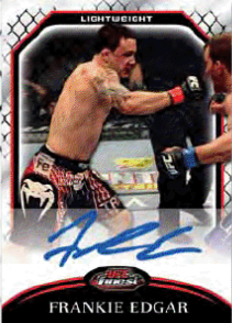 2011 Topps UFC Finest Frankie Edgar Autograph Card