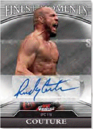 2011 Topps Finest UFC FMA-RC Randy Couture Autograph Card