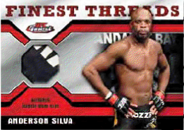 2011 Topps Finest UFC Threads Anderson Silva Relic Card