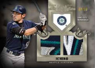 2011 Topps Tier 1 Ichiro Top Shelf Relic Card