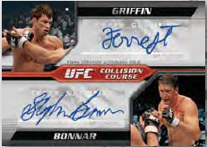 2011 Topps UFC Moment of Truth Collision Course Dual Autograph