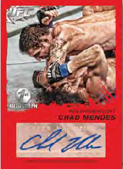 2011 Topps UFC Moment of Truth Certified Autographs Ruby Parallel