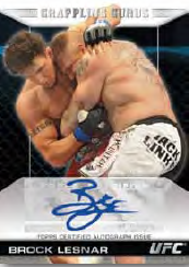 2011 Topps UFC Moment of Truth Brock Lesnar Autograph Card 