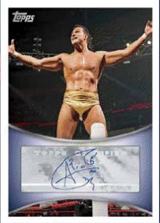 2011 Topps WWE Autograph Card