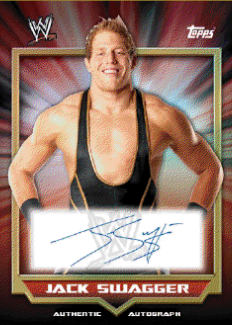 2011 Topps WWE Classic Jack Swagger Autograph Card