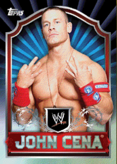 2011 Topps WWE Classic John Cena Base Card
