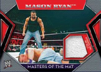 2011 Topps Masters Of The Mat Mason Ryan Relic Card