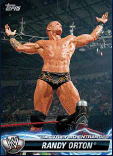 2011 Topps WWE Electrifying Entrances Randy Orton Insert Card