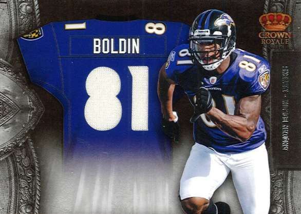 2011 Panini Crown Royale Football Player Die-Cut Jersey Card