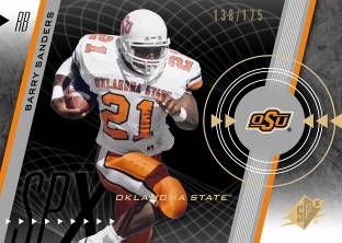 2011 Sp Authentic Barry Sanders Spx card