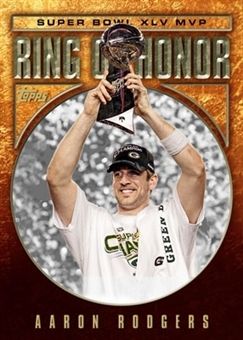 2011 Topps Ring of Honor Aaron Rodgers Insert Card