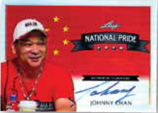 2012 Leaf Metal Poker National Pride Johnny Chan Autograph