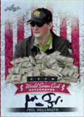 2012 Leaf Metal Poker World Series Cash Phil Hellmuth Jr. Autograph Card