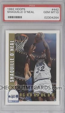 1992 Hoops Shaquille O'Neal PSA 10