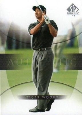 2004 Upper Deck SP Authentic Tiger Woods Golf Card #1