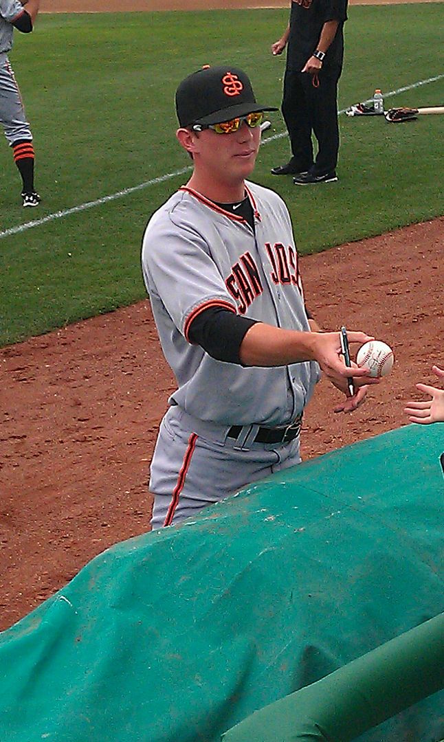 Gary Brown San Jose Giants Top Prospect - S.F. Giants 1st Round Pick