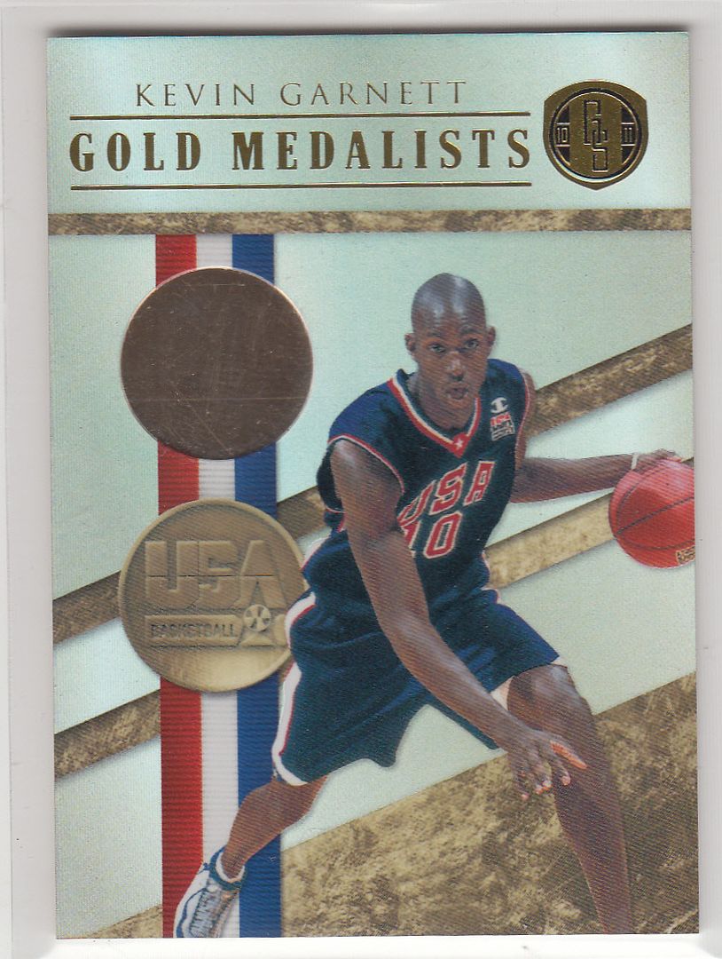 2010/11 Panini Gold Standard Kevin Garnett USA 14k Gold Card #/10