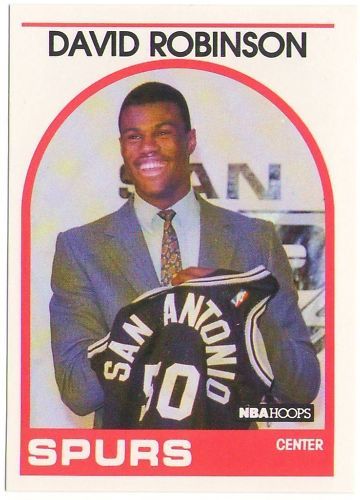 1989-90 NBA Hoops David Robinson Rookie RC