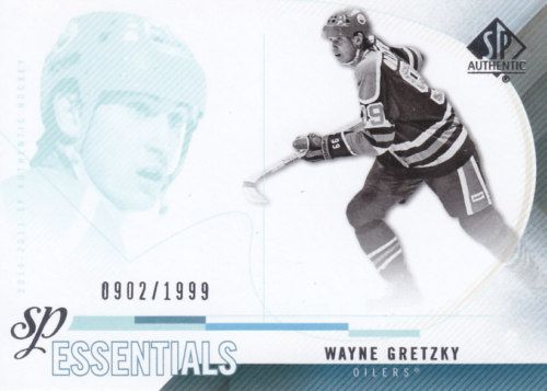 2010-11 UD Sp Authentic Wayne Gretzky Essentials
