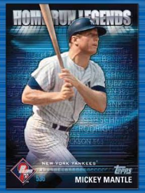 2012 Topps Prime 9 Mickey Mantle Home Run Legends