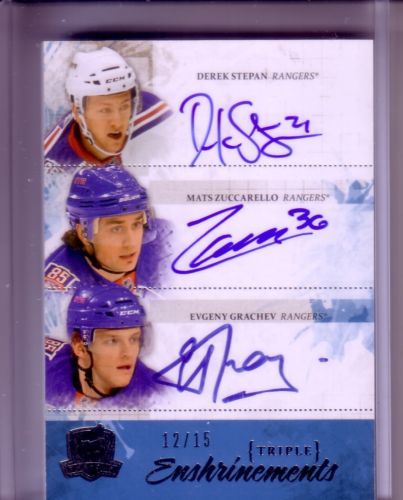 10-11 The Cup Triple Autograph Enshrinements