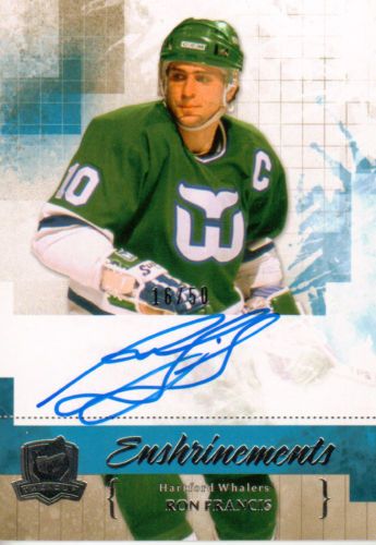 10-11 The Cup Enshrinements Ron Francis Auto