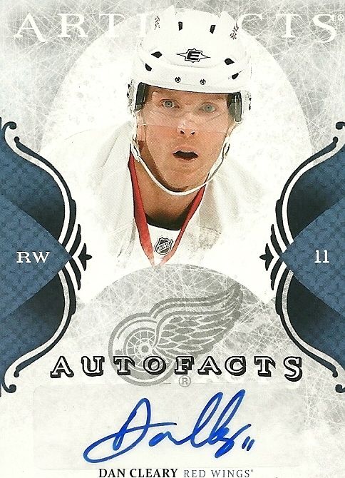 2011-12 Upper Deck Artifacts Dan Cleary Autofacts