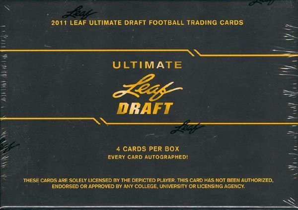 2011 LEaf Ultimate Draft Football Box