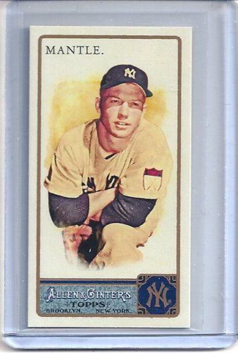2011 Topps Allen Ginter Mickey Mantle Mini Rip Card