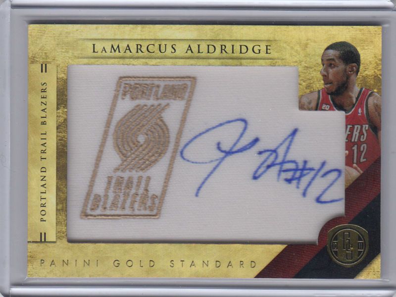 2010-11 Panini Gold Standard LeMarcus Aldridge Autograph