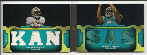 2011 Topps Triple Threads Dual Jersey Combo