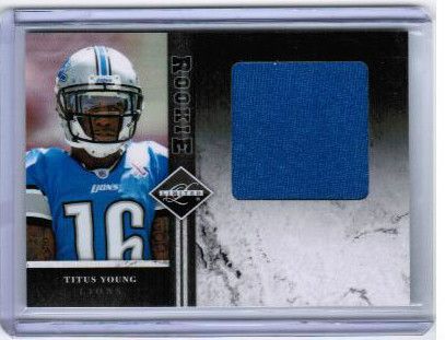 2011 Panini Limited Titus Young Jumbo Jersey /99