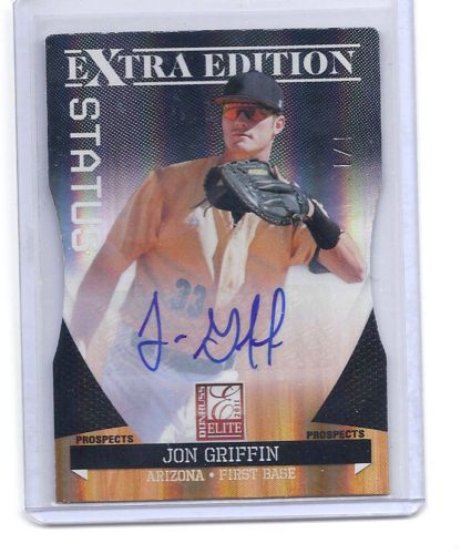 Jon Griffin 2011 Donruss Elite Jon Griffin 1/1 Autograph