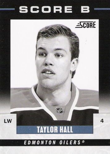 2011-12 Score B Taylor Hall Insert Card Oilers