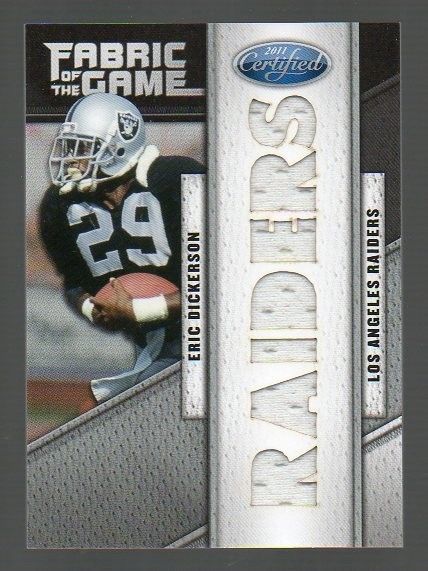 2011 Panini Certified Eric Dickerson Fabric of the Game
